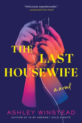 Paperback of The Last Housewife by Sourcebooks Landmark, featuring a book cover with artistic design and title text.