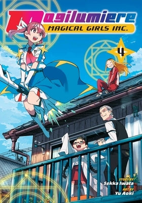 Paperback of Magilumiere Magical Girls Inc., Vol. 4 by Viz Media featuring colorful anime-style cover art.