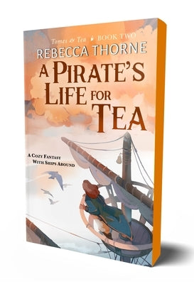Paperback copy of "A Pirate's Life for Tea" by Bramble featuring a colorful cover with pirate-themed illustrations.