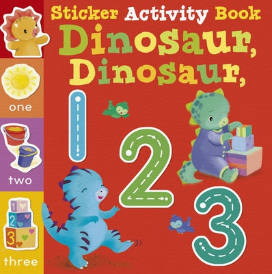Dinosaur, Dinosaur 123: Sticker Activity Book by Craven, Villetta
