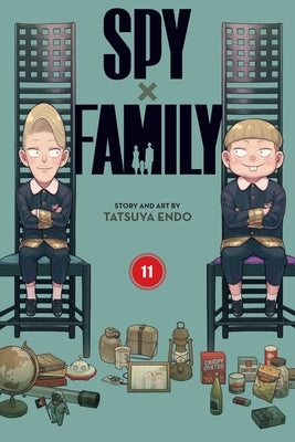 Paperback of Spy X Family Vol. 11 manga by Viz Media showing colorful cover art with characters from the series.