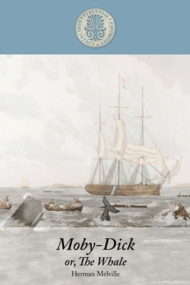 Large print paperback of Moby-Dick Or, the Whale by Large Print Press, showing the book cover with nautical artwork.