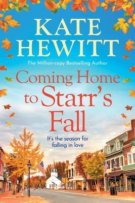 Paperback of Coming Home to Starr's Fall by Boldwood Books Ltd, featuring a cozy autumn scene on the cover.