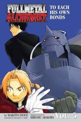 Paperback of Fullmetal Alchemist: The Ties That Bind manga by Viz Media, featuring cover art with characters from the series.