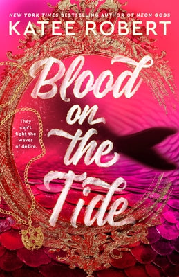 Paperback copy of Blood on the Tide novel by Berkley Books, featuring dark, mysterious cover art with ocean and storm imagery.