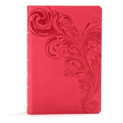 KJV Large Print Personal Size Reference Bible, Pink Leathertouch by Holman Bible Publishers