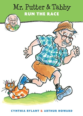 Paperback of Mr. Putter & Tabby Run the Race by Clarion Books, featuring colorful illustrated cover with Mr. Putter and Tabby cat.