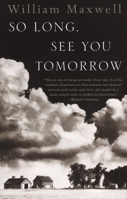 Paperback of "So Long, See You Tomorrow" by Vintage, a National Book Award winner, shown with its cover visible.