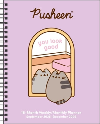 Pusheen 16-Month 2025-2026 Weekly/Monthly Planner Calendar: You Look Great Desk Andrews McMeel Publishing