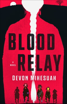 Paperback copy of Blood Relay by Bantam featuring dark, intense cover art with blood-red accents and bold typography.