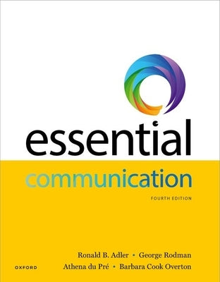 Paperback of Essential Communication textbook by Oxford University Press, showing the front cover with title and design elements.