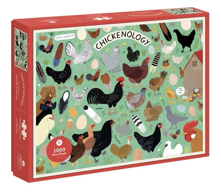 Puz 1000 Chickenology: 1000 Piece Puzzle Other Princeton Architectural Press