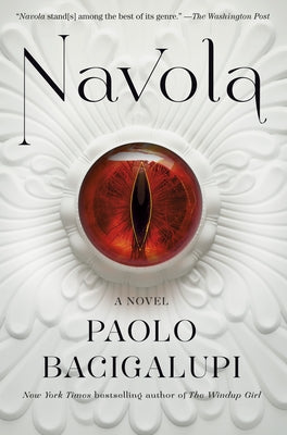 Paperback of Navola by Knopf Doubleday Publishing Group, featuring the book's cover with title and author details.
