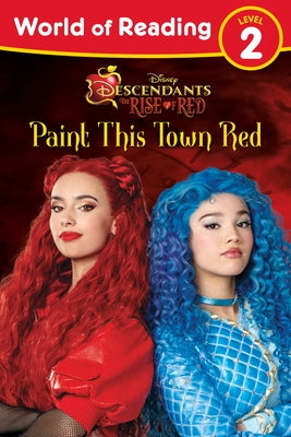 Paperback of World of Reading: Descendants the Rise of Red by Disney, featuring colorful cover art of Red from Descendants.