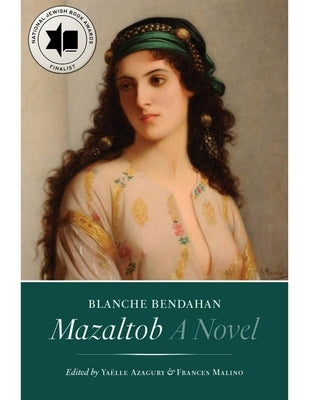 Paperback book titled Mazaltob by Brandeis University Press, featuring a cover with abstract artwork and text.