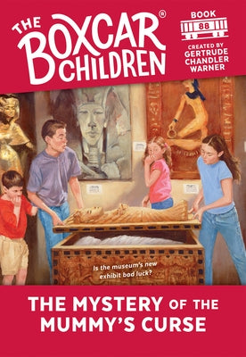 Paperback copy of The Mystery of the Mummy's Curse by Random House Books for Young Readers, with a cover illustration featuring an ancient mummy.