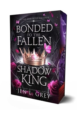 Paperback of Bonded to the Fallen Shadow King by Page & Vine: Anya, featuring dark fantasy cover art and shadowy imagery.