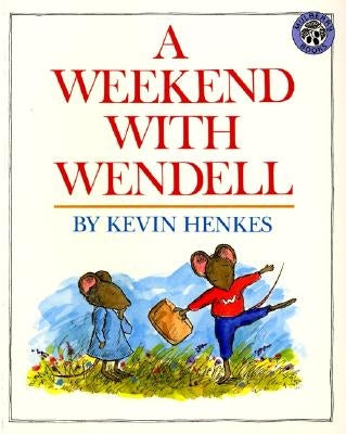 Paperback of "A Weekend with Wendell" by Greenwillow Books, showing the book cover with colorful illustrations.