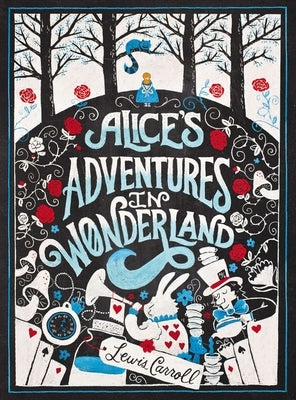 Paperback of Alice's Adventures in Wonderland by Puffin Books, showing the front cover with colorful illustrations.