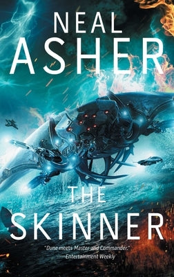 Cover of The Skinner, 1: The First Spatterjay Novel mass market paperback by Night Shade Books, featuring dark, atmospheric artwork.