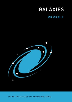 Paperback book titled "Galaxies" by MIT Press featuring a cosmic-themed cover with stars and galaxy illustrations.