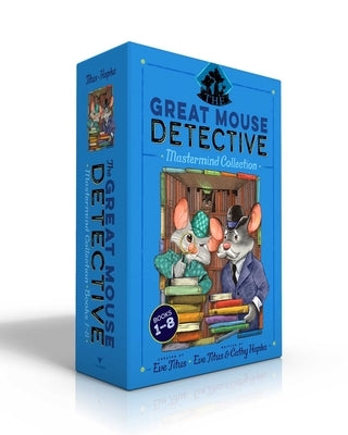 Boxed set of eight paperback The Great Mouse Detective MasterMind Collection books by Aladdin Paperbacks featuring Basil mouse adventures.