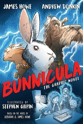 Paperback of Bunnicula the Graphic Novel by Atheneum Books for Young Readers, featuring colorful illustrated cover art.