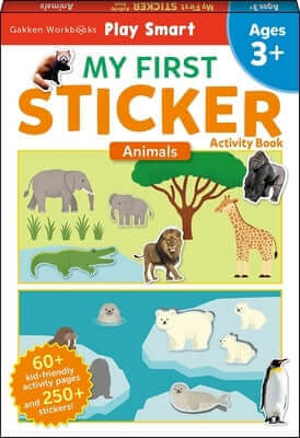 My First Sticker Activity Book Animals Paperback Gakken