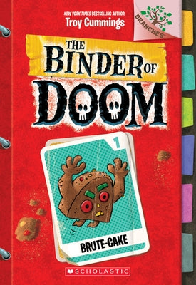 Paperback book titled Brute-Cake: A Branches Book by Scholastic Inc. featuring colorful cover art with cartoon characters.