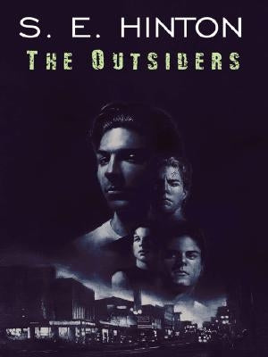 Paperback edition of The Outsiders by Thorndike Press, showing the book cover with title and author details.