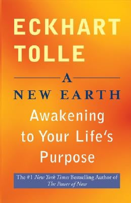 Paperback of "A New Earth: Awakening to Your Life's Purpose" by Christian Large Print, showing the book cover.