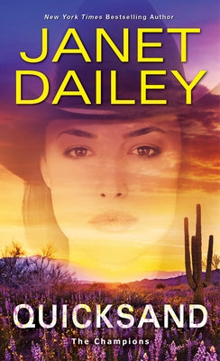 Mass market paperback of Quicksand novel by Zebra, featuring a Western romantic suspense theme on the cover.
