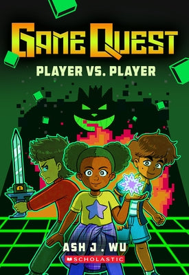 Paperback of Player Vs Player (Game Quest #1) by Scholastic Paperbacks, featuring a colorful cover with game-themed artwork.