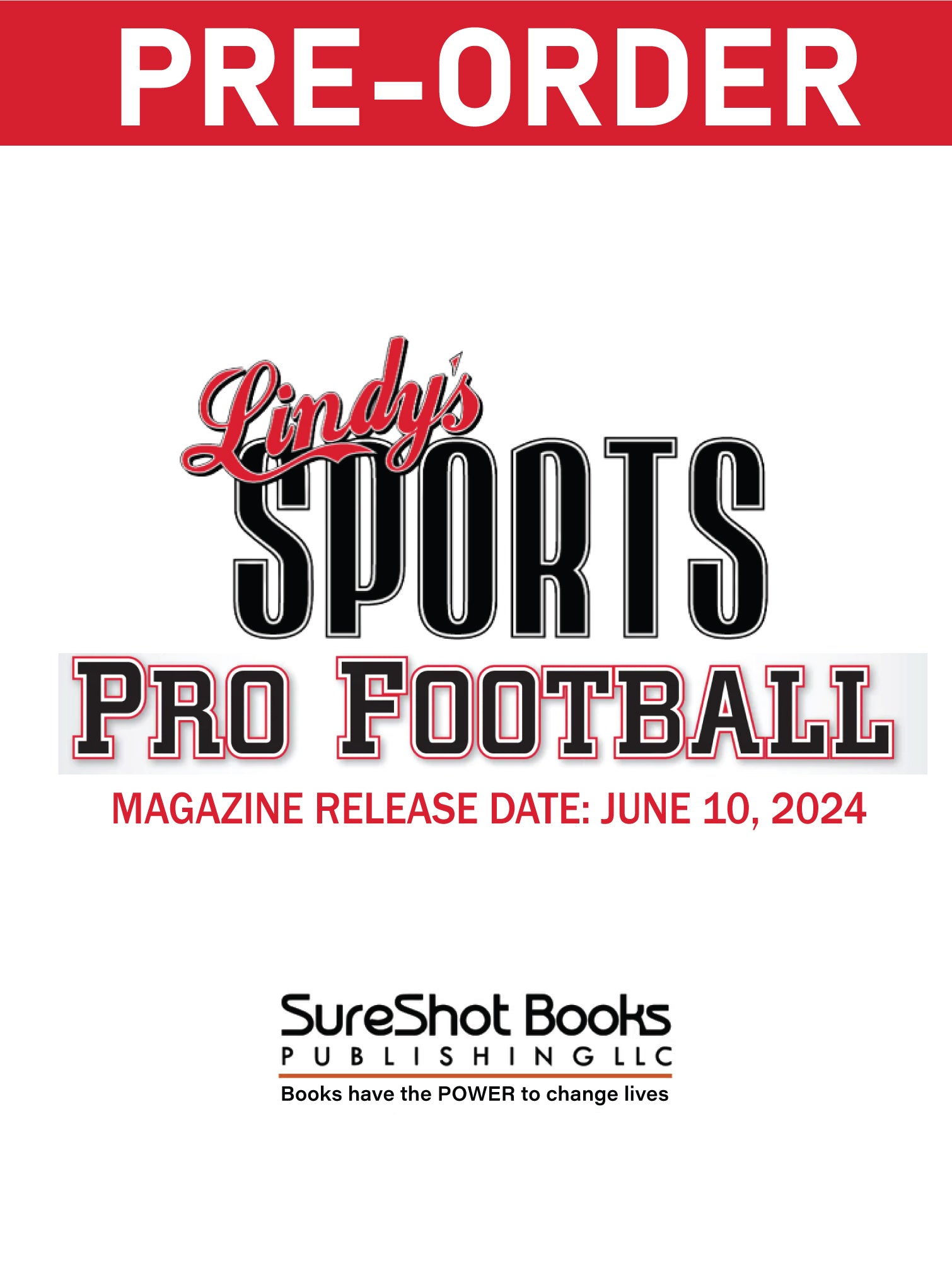 Lindy's 2024 Pro Football Magazine Pre-Order - SureShot Books Publishing LLC