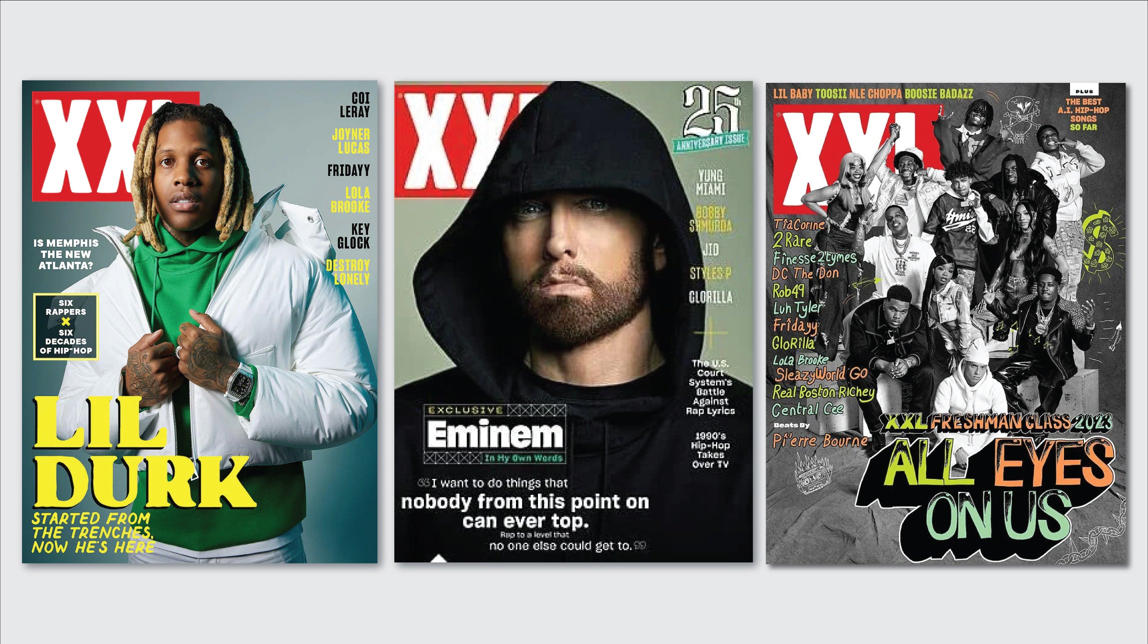 XXL Bundle 3 Single Issue Magazines XXL