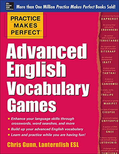 Practice Makes Perfect Advanced English Vocabulary Games - SureShot Books Publishing LLC