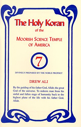 The Holy Koran of the Moorish Science Temple of America Religion & Spirituality Noble Prophet Drew Ali