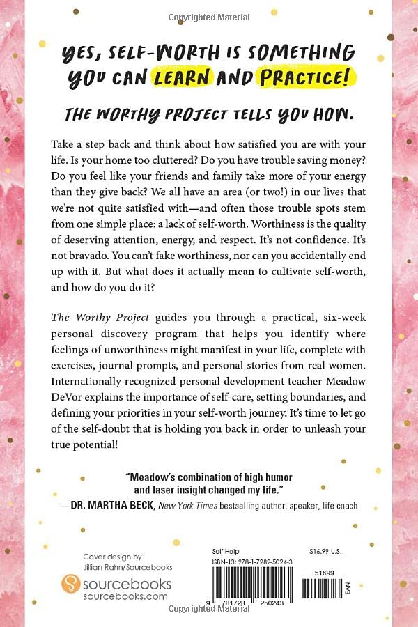 Worthy Project: Learn Your Value. Own It. Celebrate It. Paperback Sourcebooks
