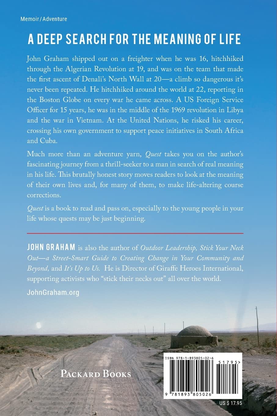 Quest: Risk, Adventure and the Search for Meaning Paperback SureShot Books Publishing LLC