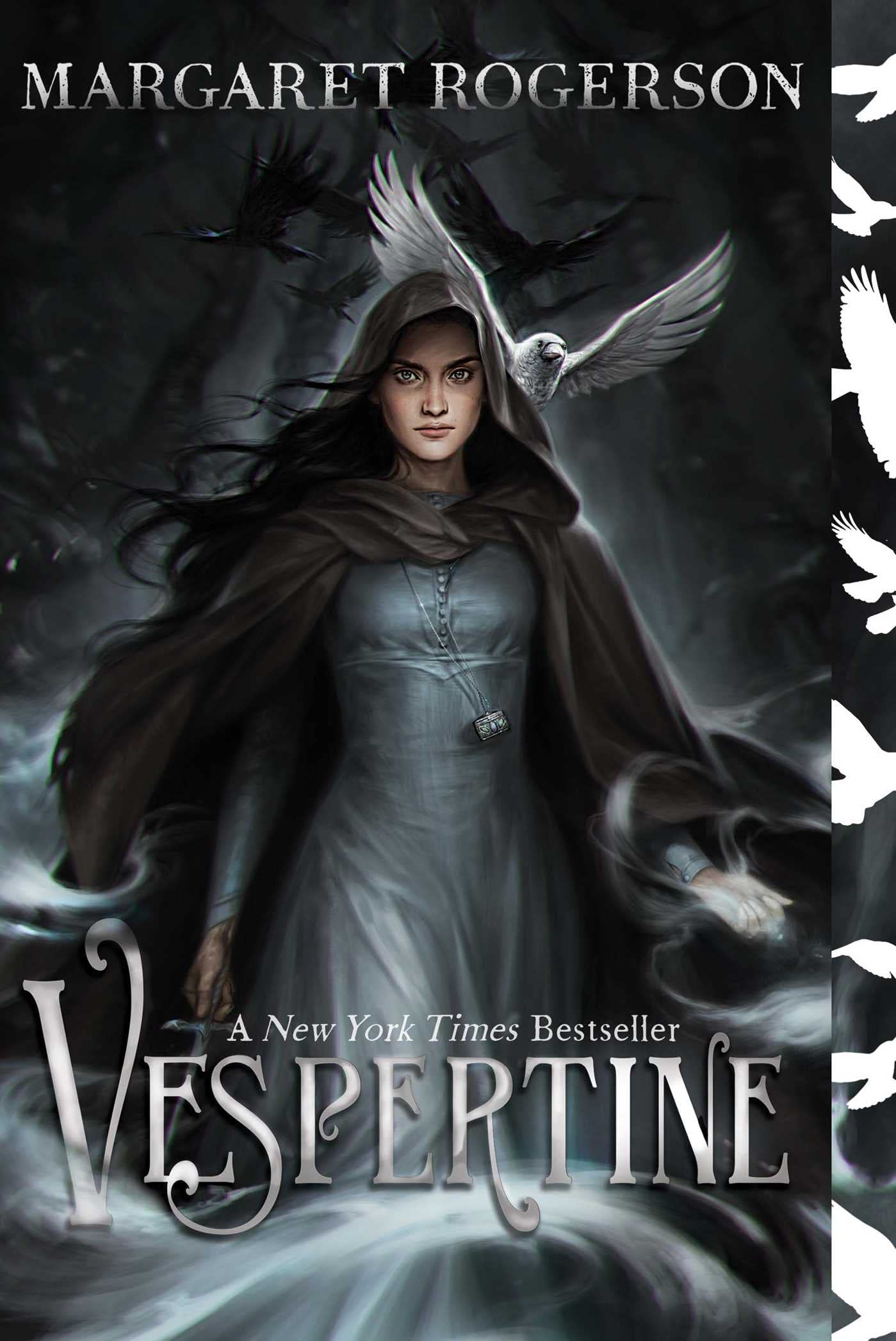 Vespertine reprint book by SureShot Books Publishing LLC, featuring a close-up of the book cover with artistic design.