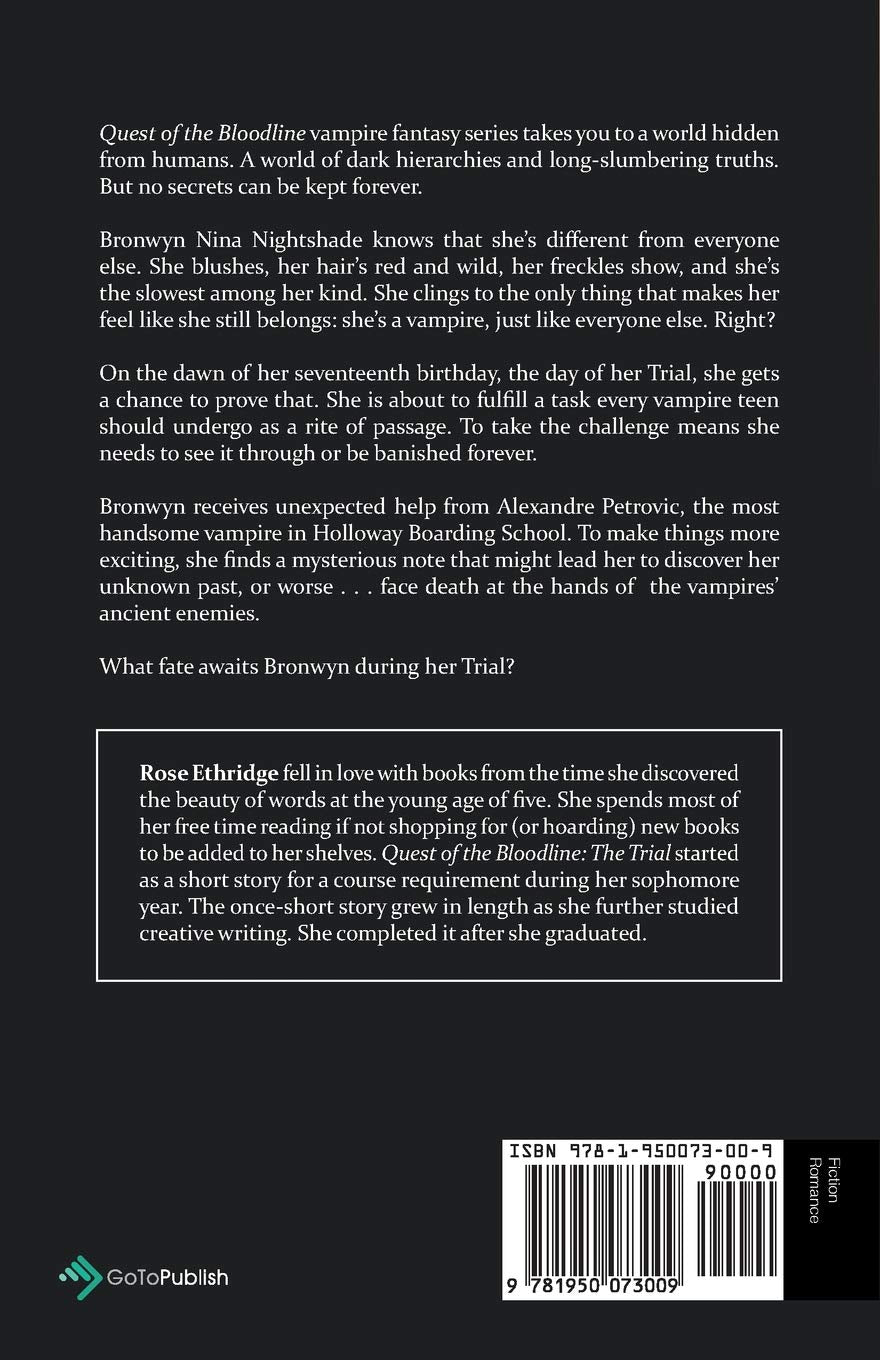 Quest of the Bloodline: The Trial (Book 1) SureShot Books Publishing LLC