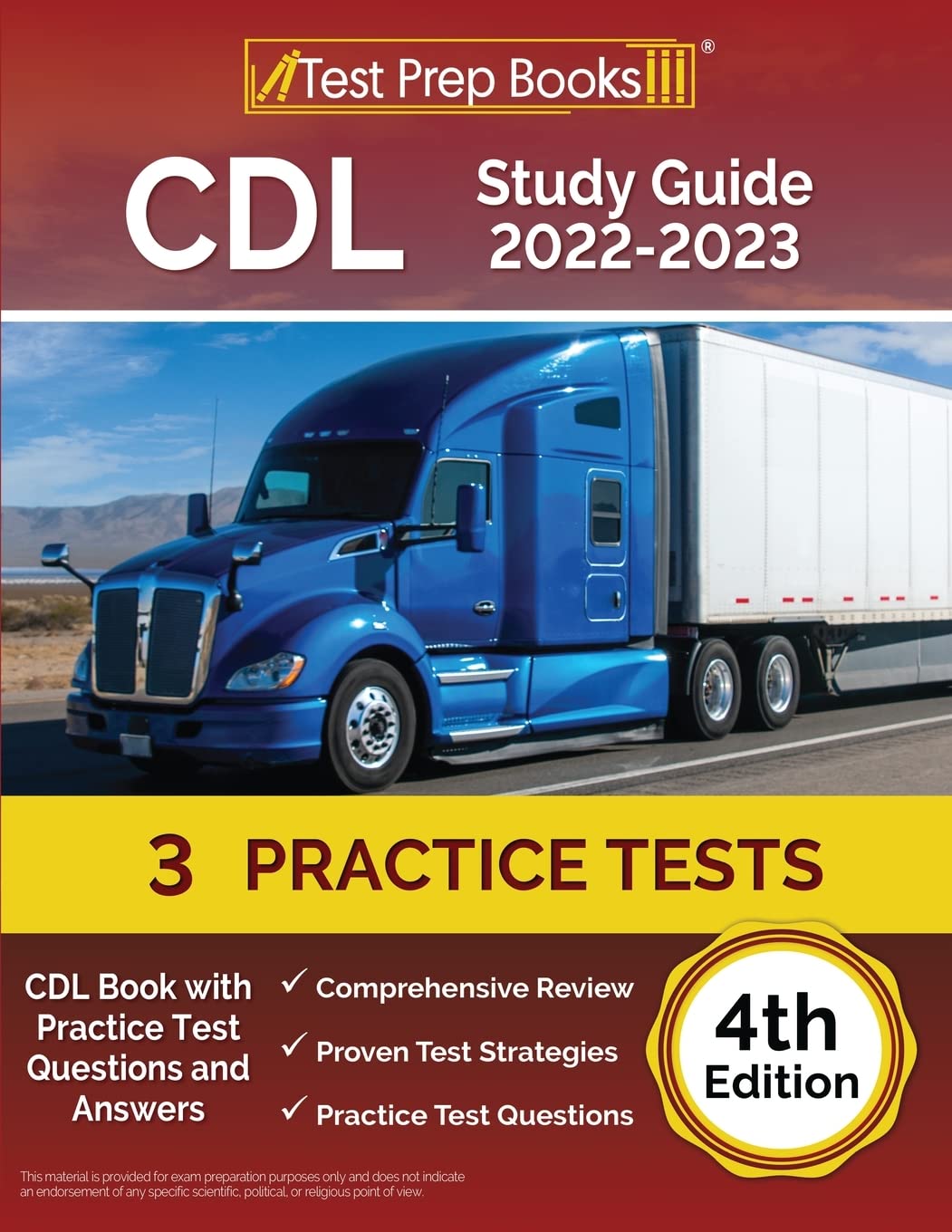 SureShot CDL Study Guide 2022-2023 with practice test questions and answers, 4th edition book for commercial driver’s license exam