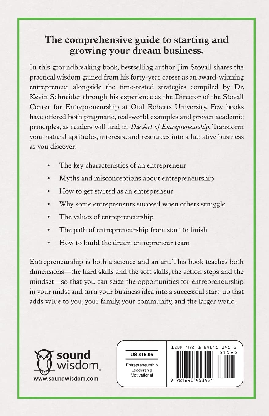 The Art of Entrepreneurship: The Proactive Method to Turn the Time, Talent, and Resources You Have Into What You Want ( Your Competitive Edge ) Paperback SureShot Books Publishing LLC