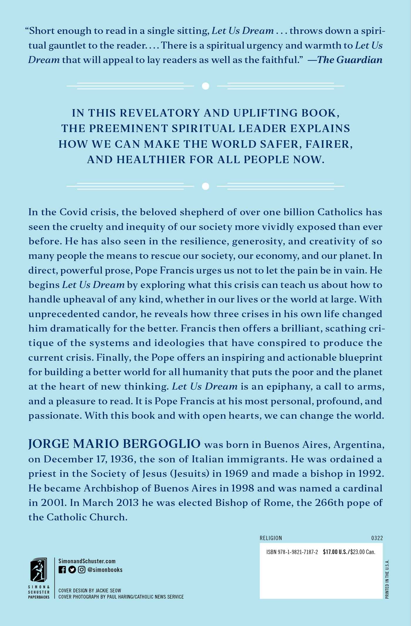 Let Us Dream: The Path to a Better Future Philosophy | Ethics & Moral Philosophy SureShot Books Publishing LLC