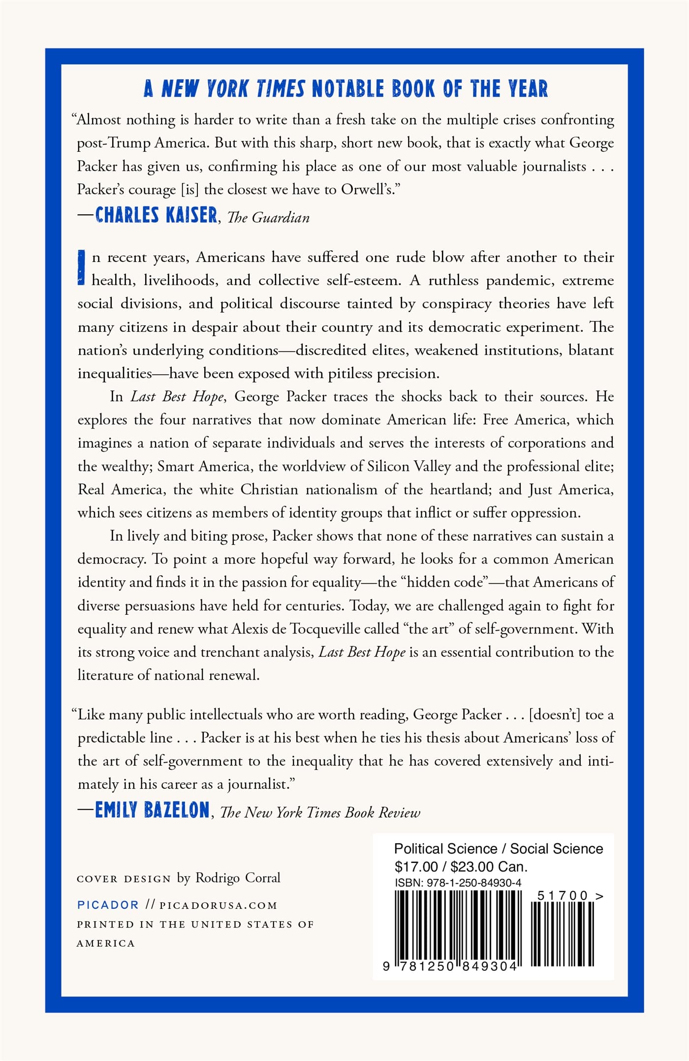 Last Best Hope: America in Crisis and Renewal SureShot Books Publishing LLC
