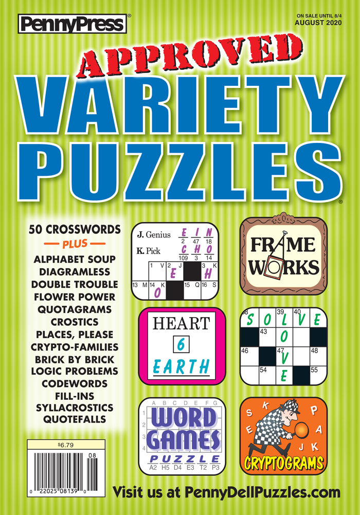 Dell Official Variety Puzzles Magazines Subscriptions Dell Official Variety Puzzle