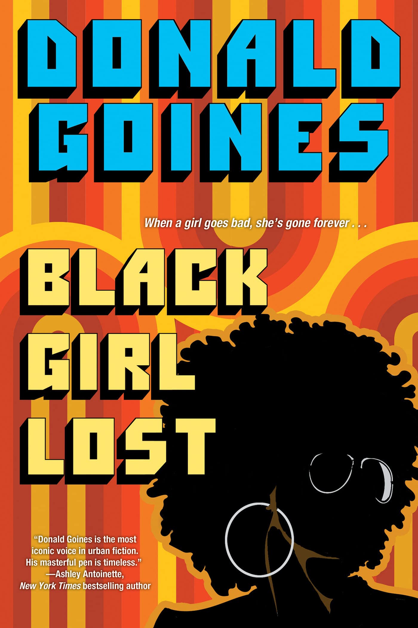 Paperback of Black Girl Lost by Holloway House featuring the book cover with bold title text and dark background.
