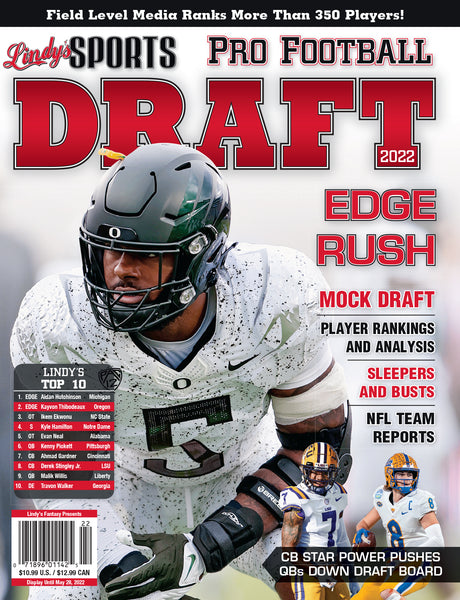 LINDY'S SPORTS FANTASY FOOTBALL MAGAZINE-2022 - 250 Scouting