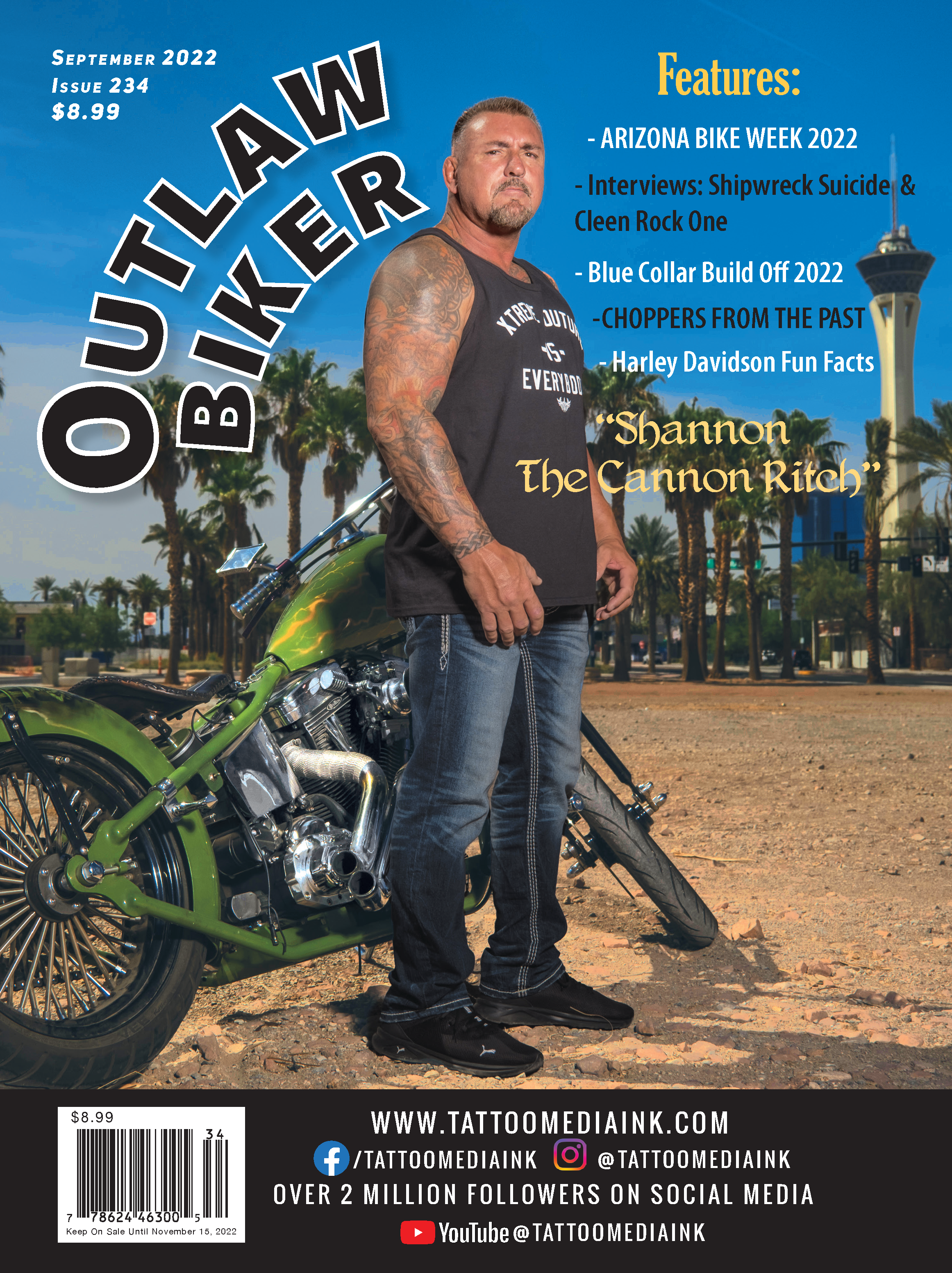 Outlaw Biker Magazine Issue # 234 Single Issue Magazines Outlaw Biker