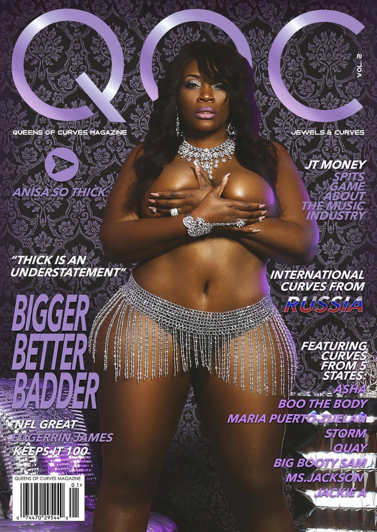 Q.O.C ( Queens Of Curves ) Adult Entertainment Magazines SureShot Books Publishing LLC Q.O.C ( Queens Of Curves ) Issue #2